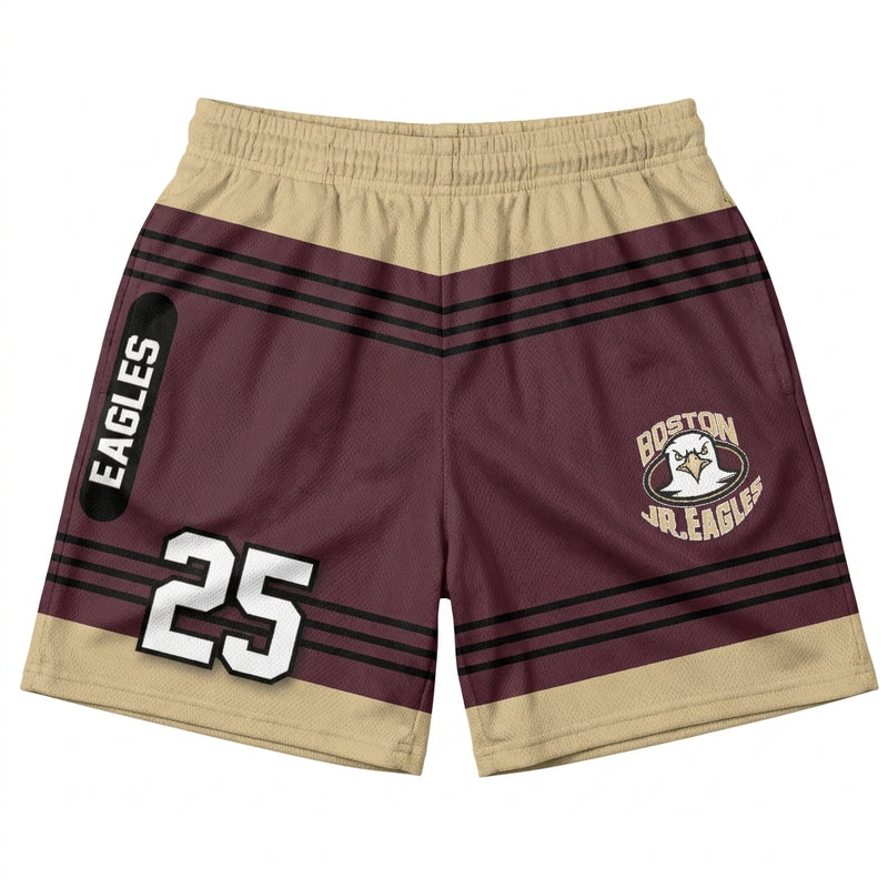 Boston JR Eagles Custom Athletic Shorts
