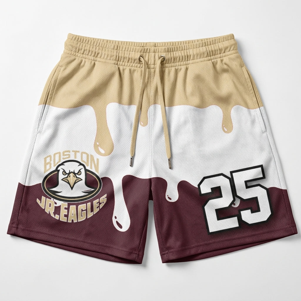 Boston JR Eagles Custom Athletic Shorts