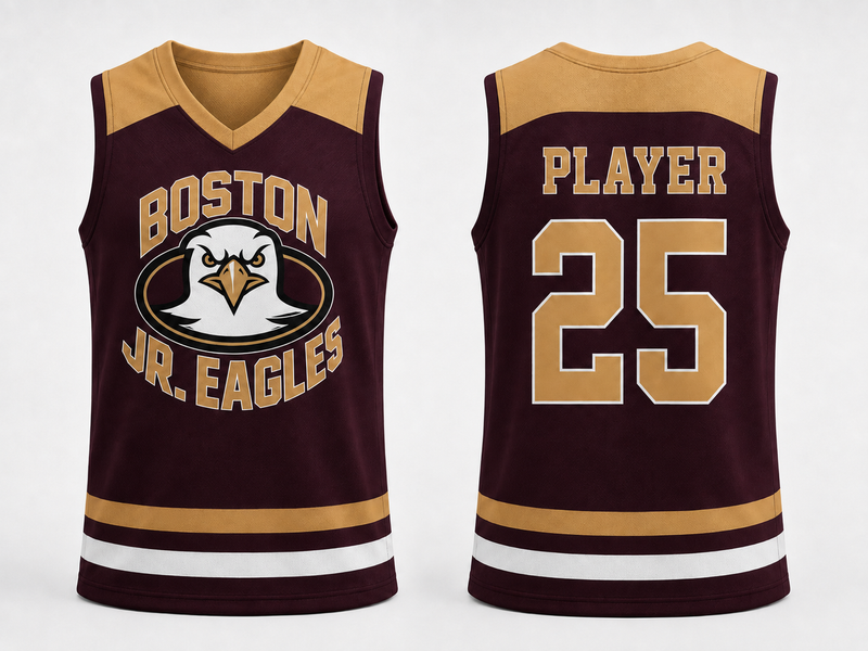 Boston JR Eagles Custom Basketball Jersey