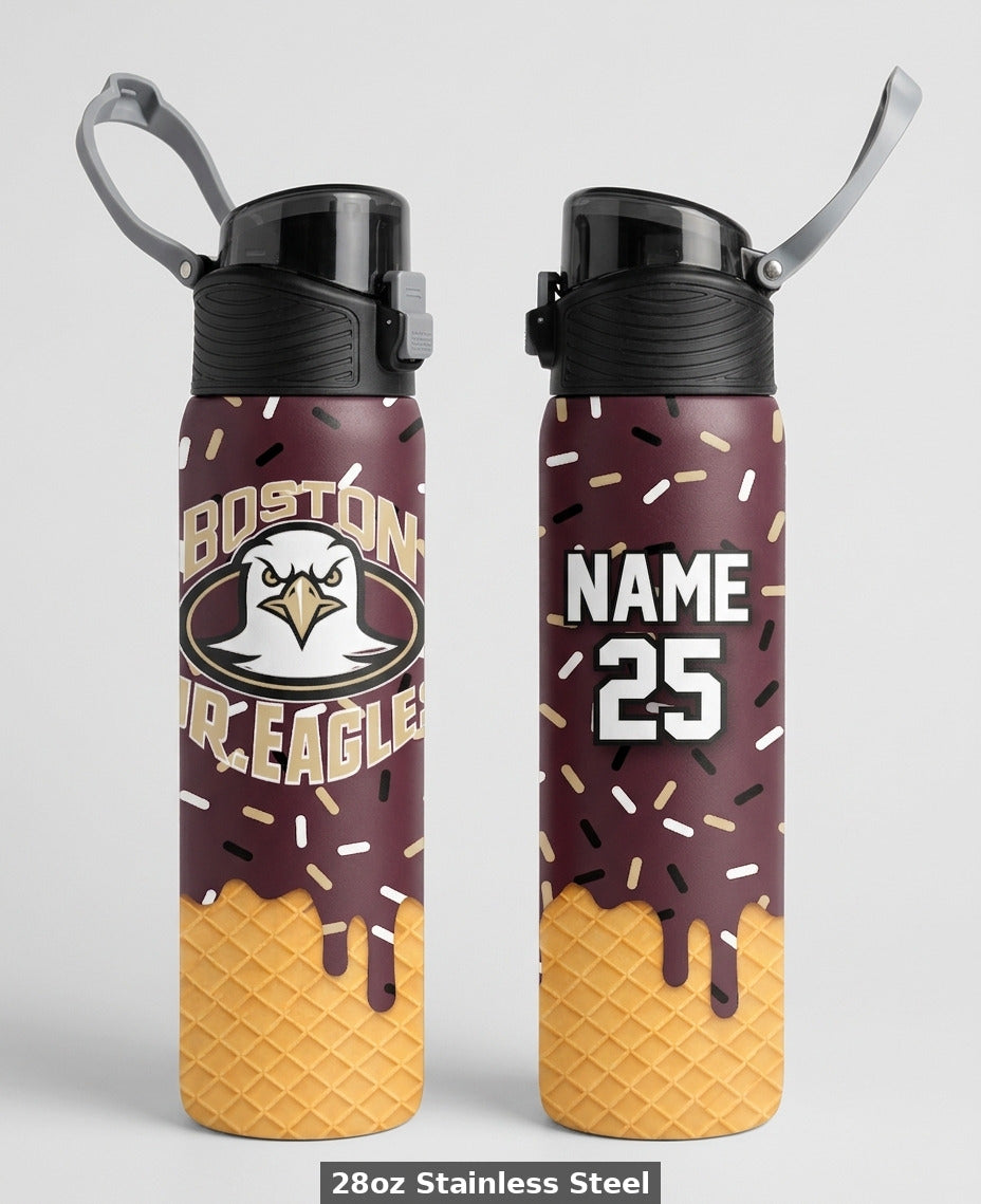 Boston JR Eagles Custom Water Bottle