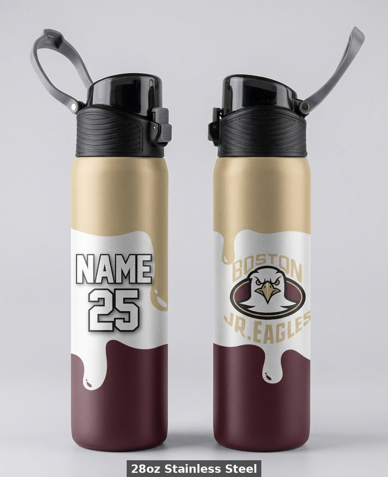 Boston JR Eagles Custom Water Bottle
