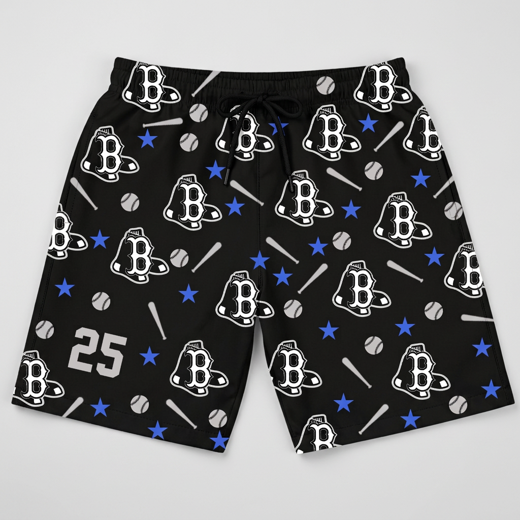 Bryant Black Sox Custom Swim Trunks
