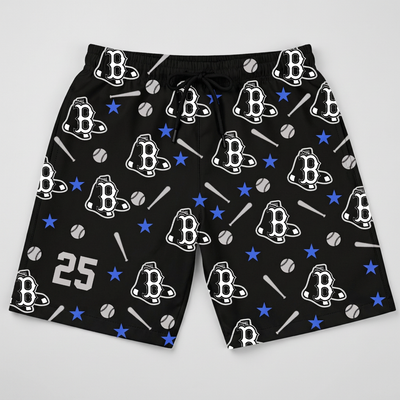 Bryant Black Sox Custom Swim Trunks