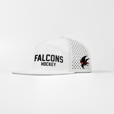 Blank Perforated Water Repellent Performance Snapback Golf Hat - Cranston High School West Falcons