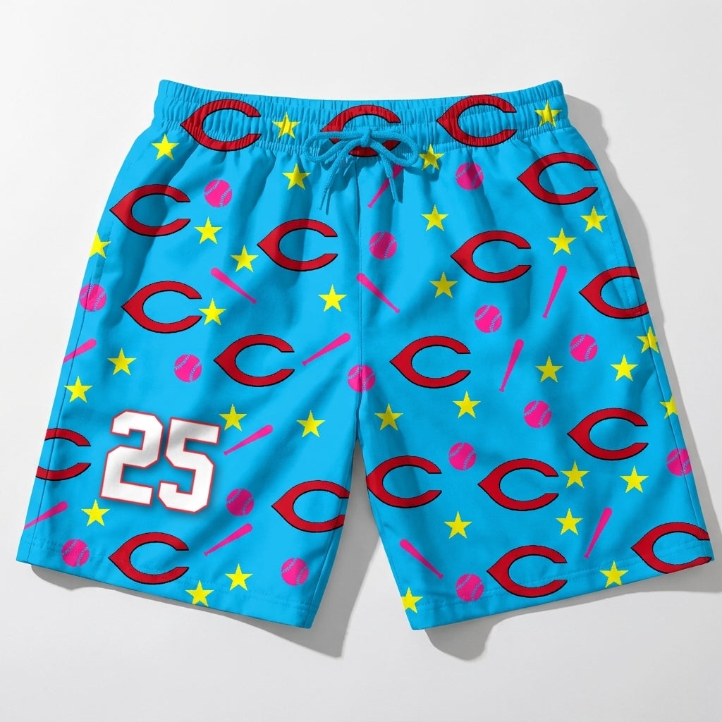 Chesire Reds Custom Athletic Shorts - Design 2