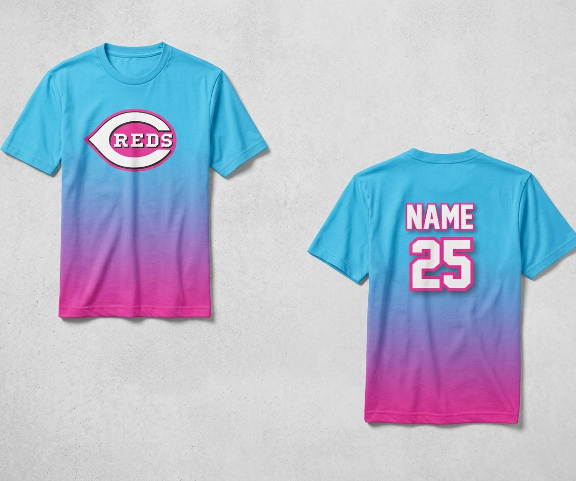 Chesire Reds Custom Tee Shirt - Design 2