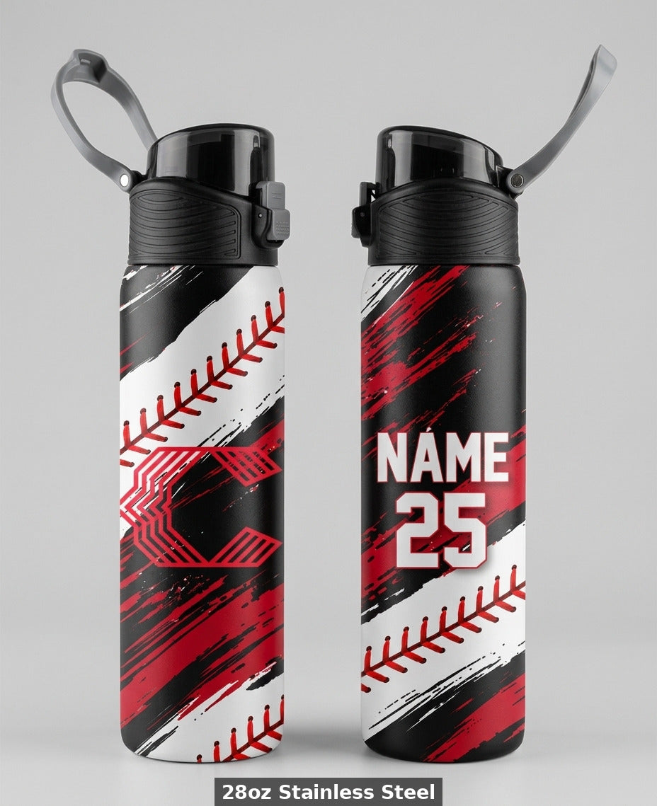 Chesire Reds Custom Water Bottle - Design 4