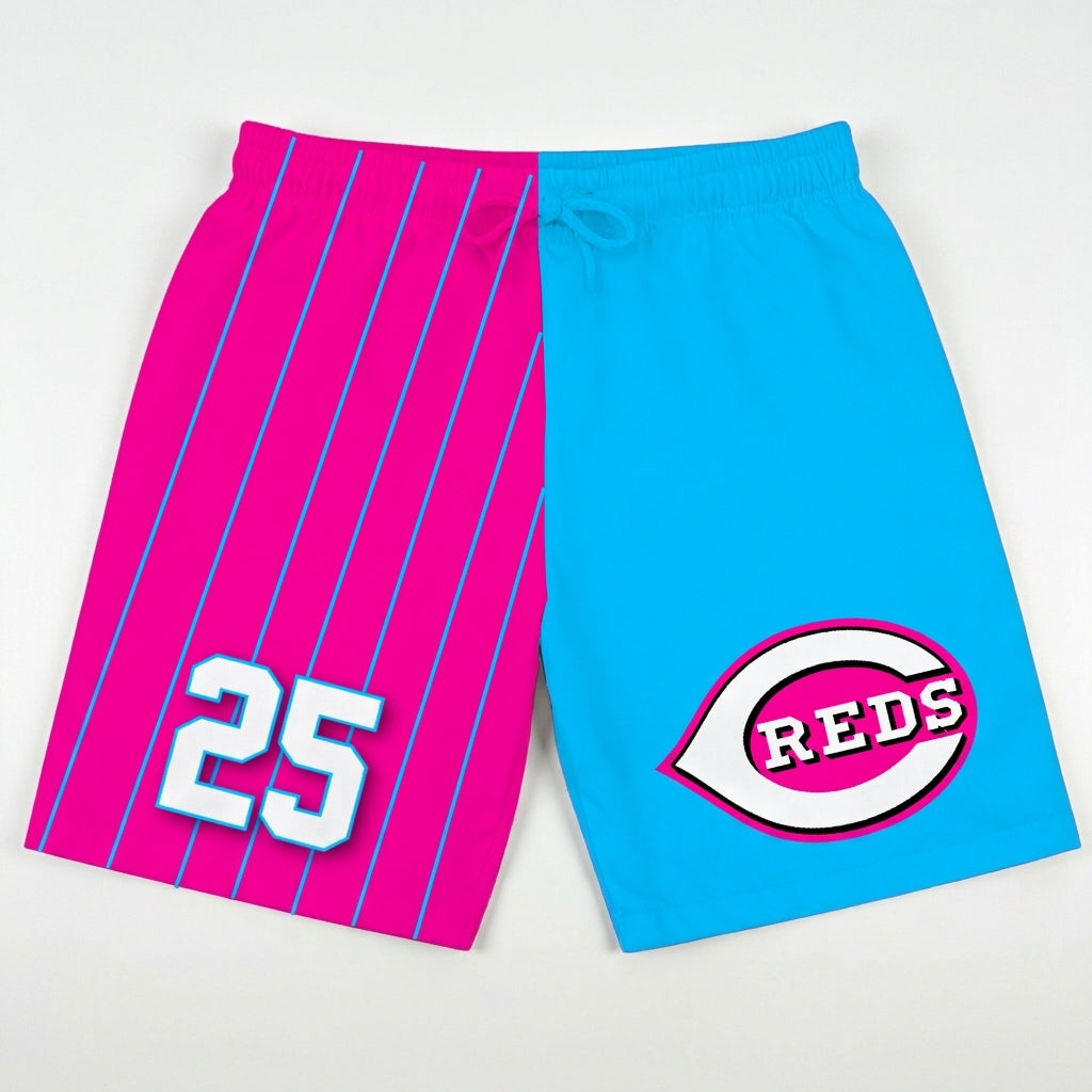 Chesire Reds Custom Athletic Shorts - Design 10