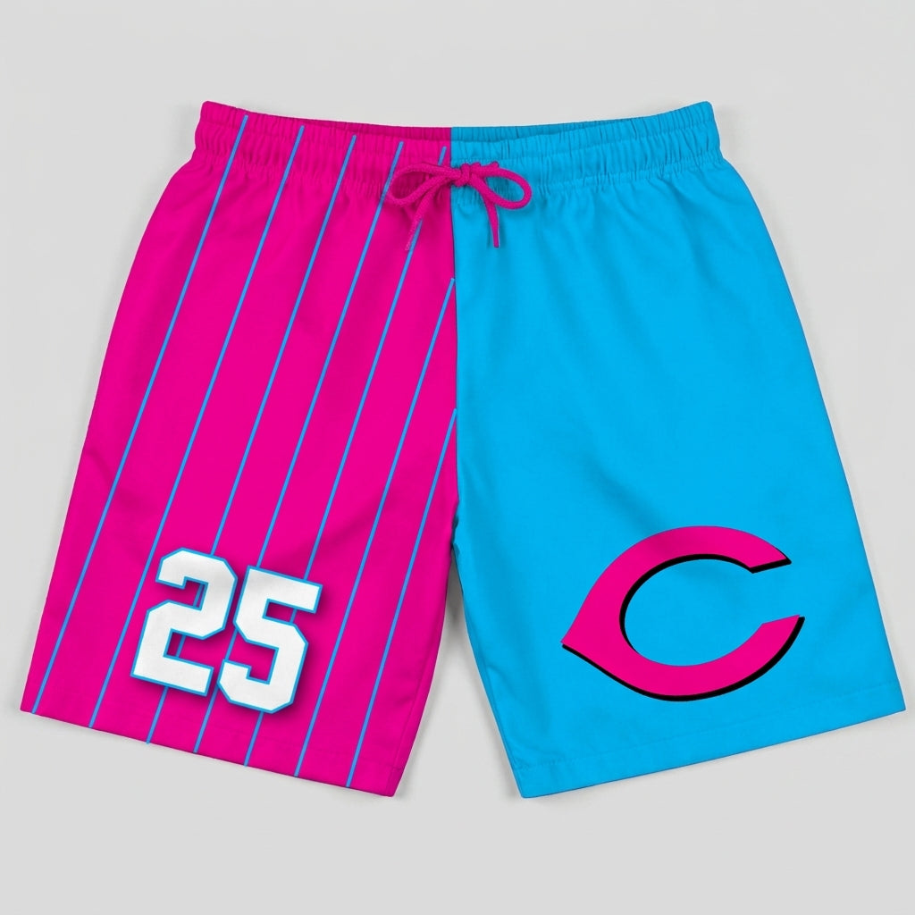 Chesire Reds Custom Athletic Shorts - Design 9