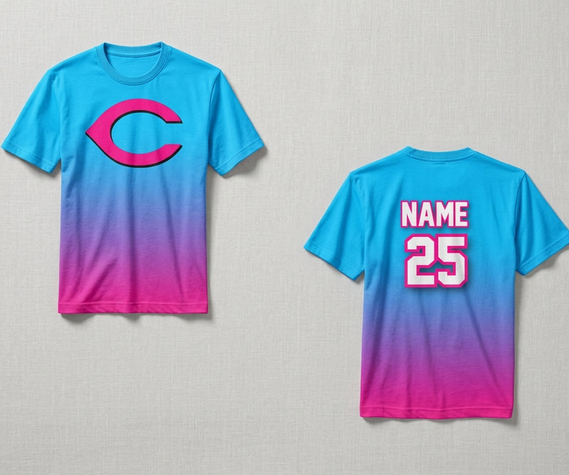 Chesire Reds Custom Tee Shirt - Design 7