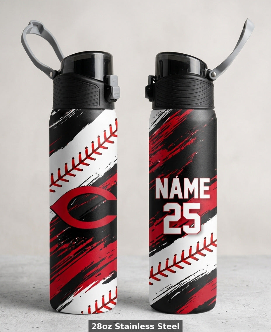 Chesire Reds Custom Water Bottle