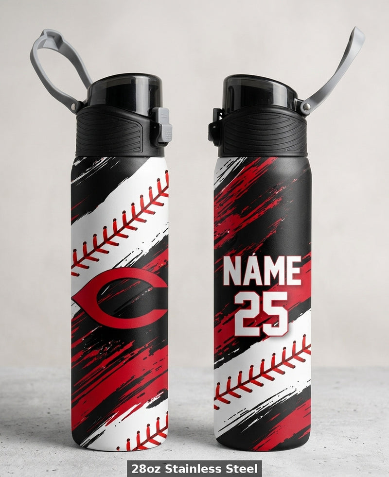 Chesire Reds Custom Water Bottle