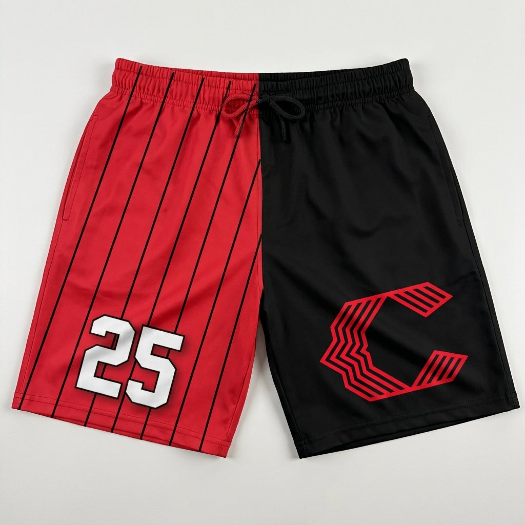 Chesire Reds Custom Athletic Shorts - Design 3
