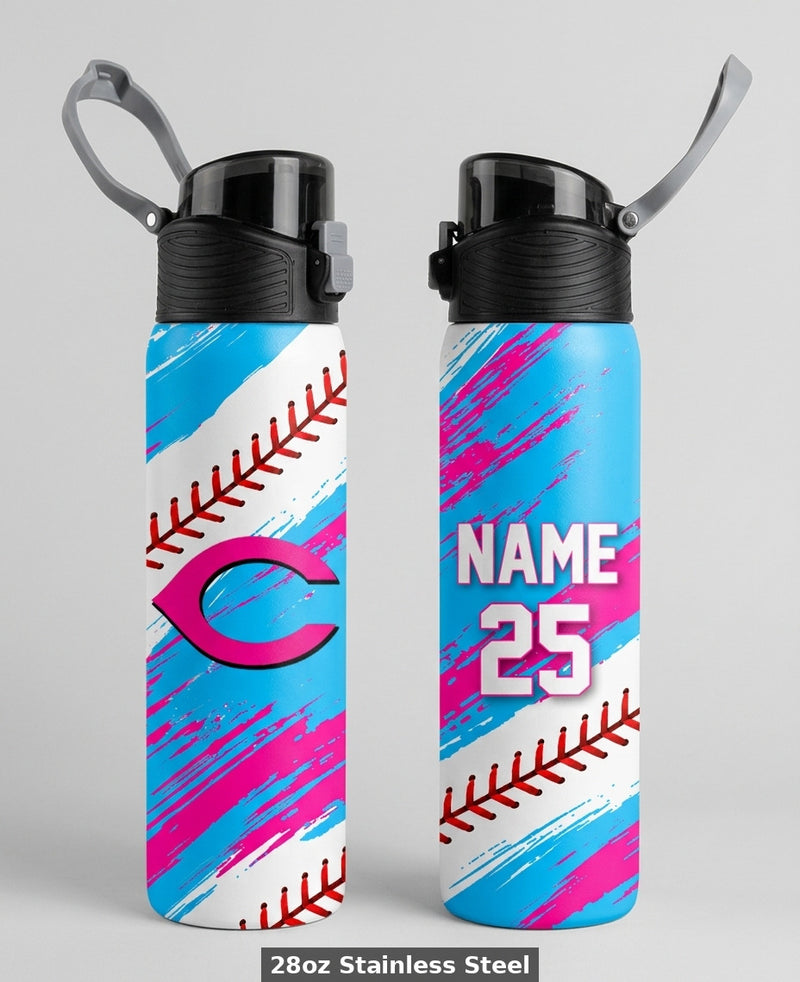 Chesire Reds Custom Water Bottle - Design 6