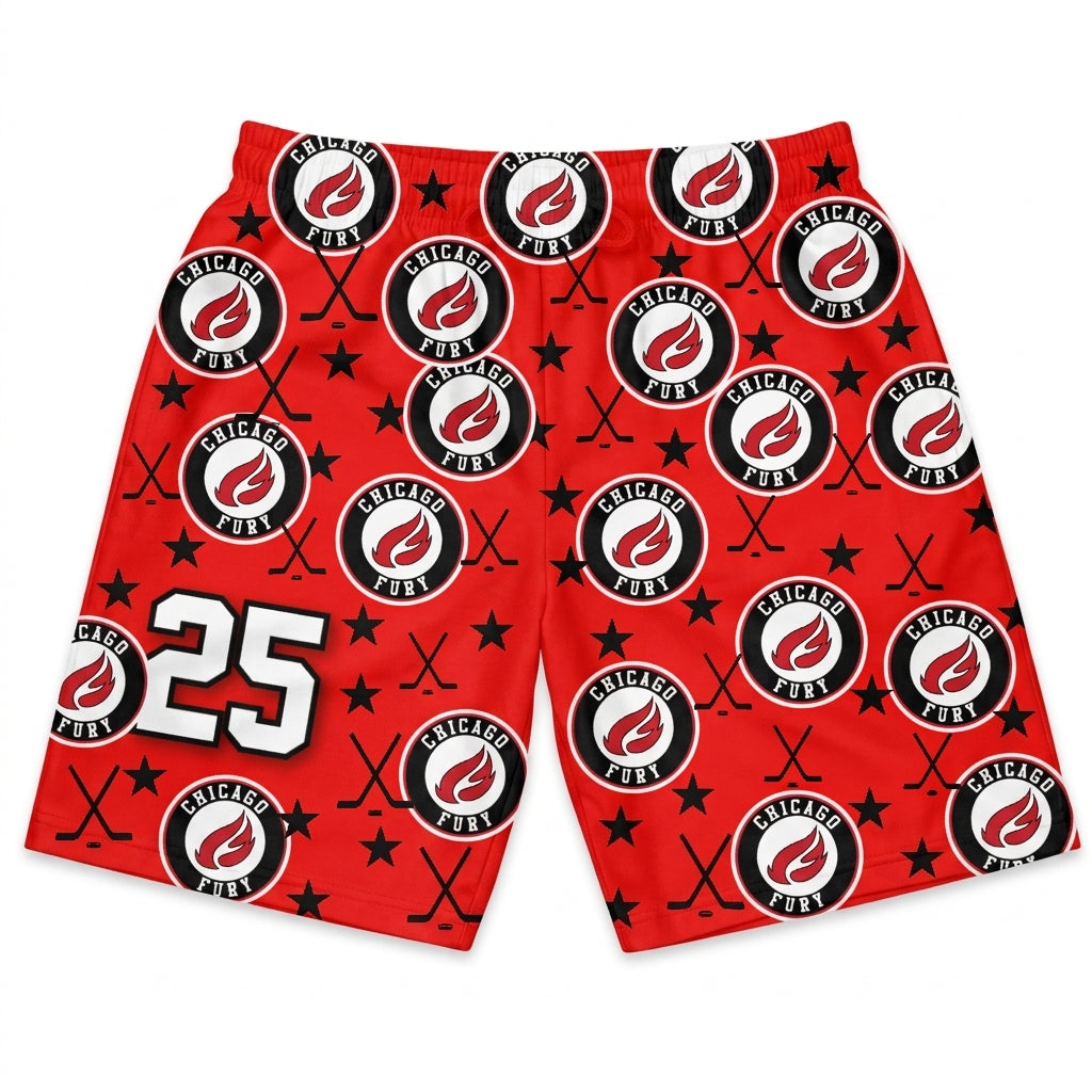 Chicago Fury Custom Swim Trunks