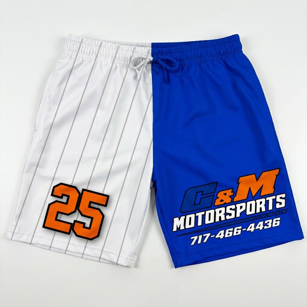 c&m Motorsports Custom Athletic Shorts