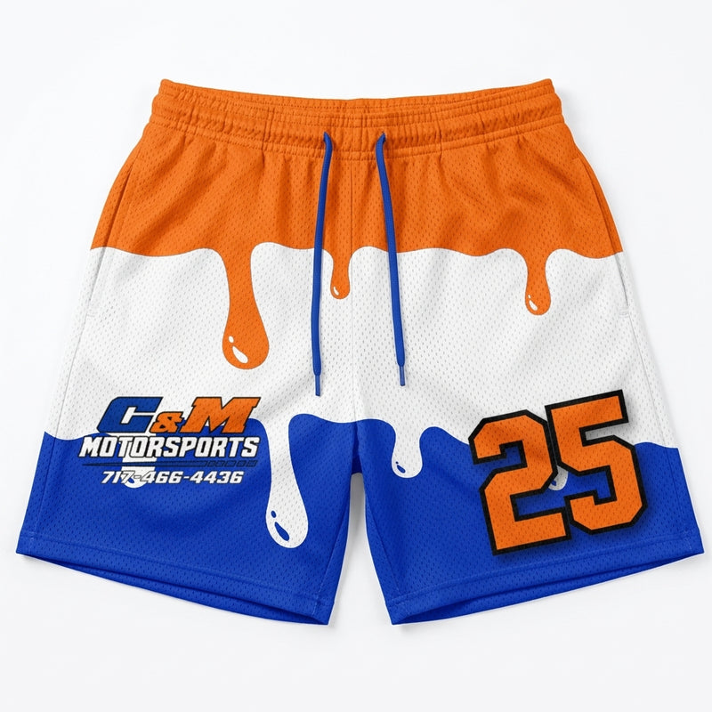 c&m Motorsports Custom Athletic Shorts