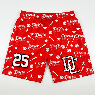 DC Dingers Custom Swim Trunks