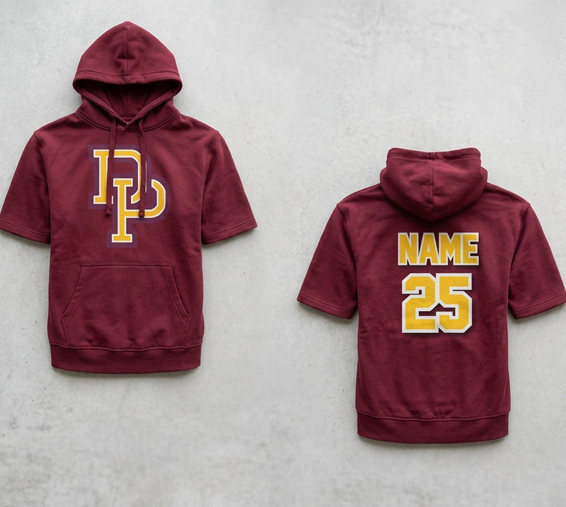 Deer Park Custom Half Sleeve Hoodie