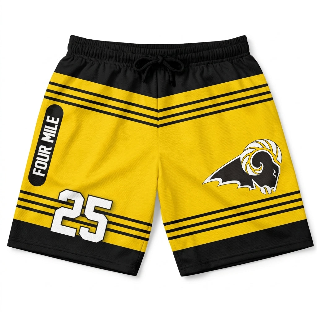 Delaware Elementary Custom Athletic Shorts - Design 16