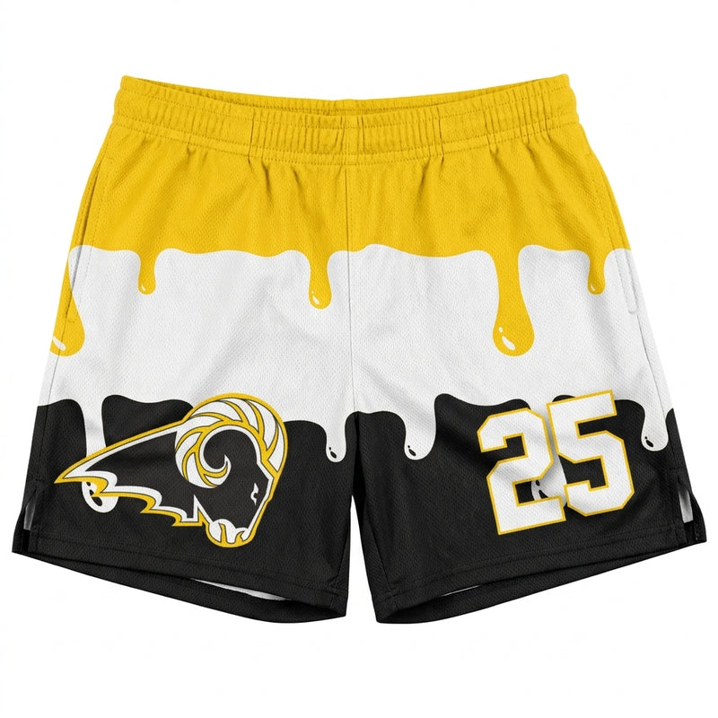 Delaware Elementary Custom Athletic Shorts - Design 9