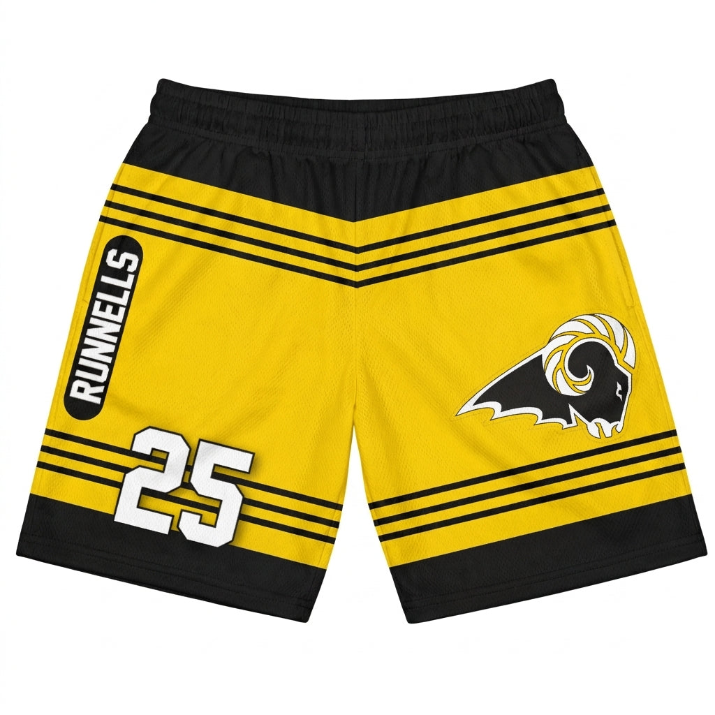 Delaware Elementary Custom Athletic Shorts - Design 14