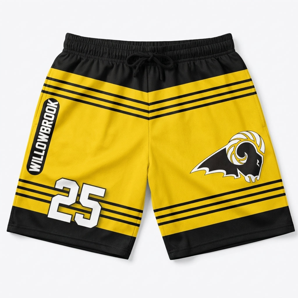 Delaware Elementary Custom Athletic Shorts - Design 13
