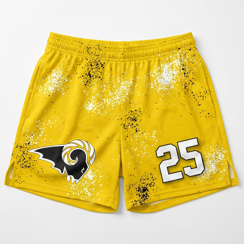 Delaware Elementary Custom Athletic Shorts - Design 7