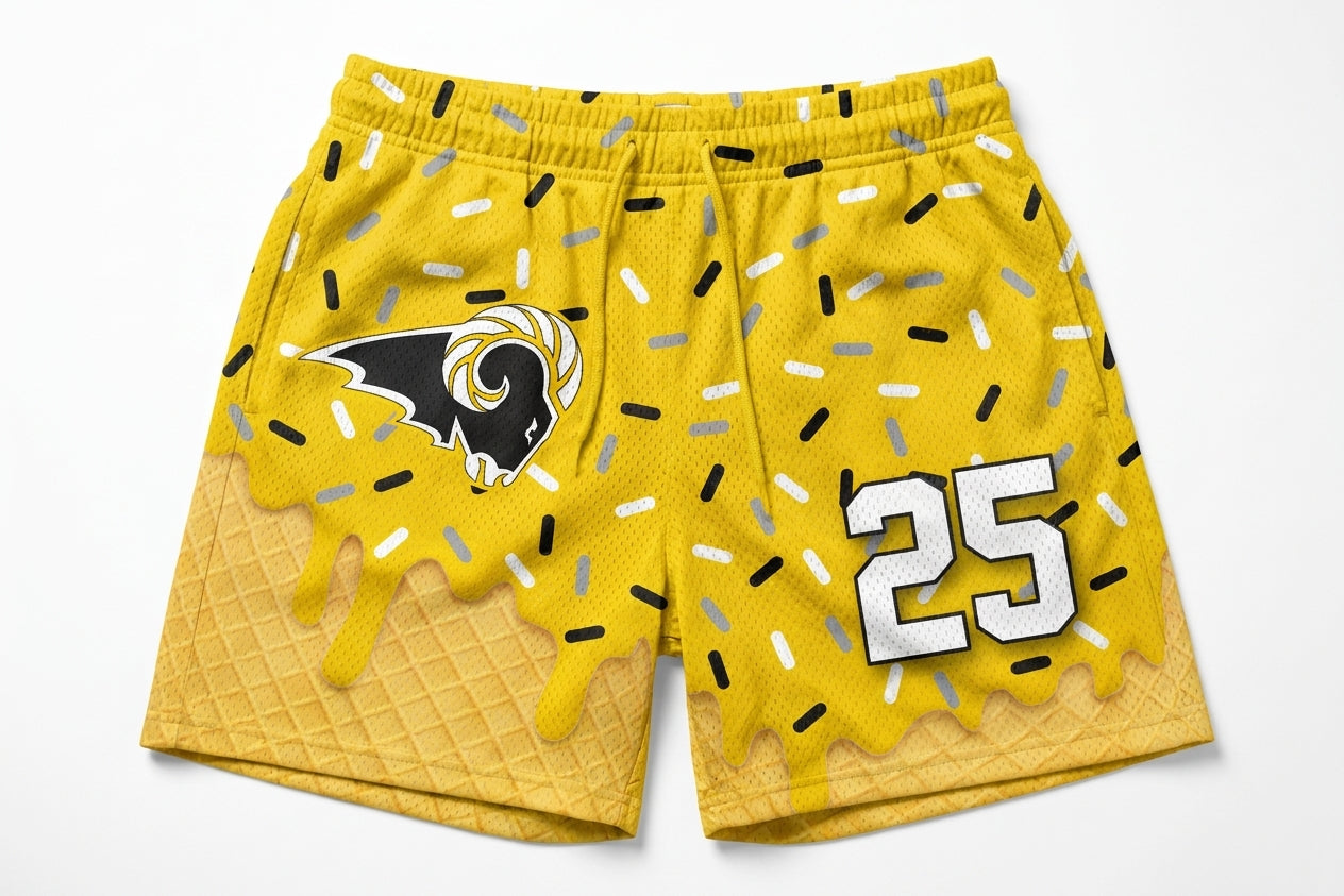 Delaware Elementary Custom Athletic Shorts - Design 2