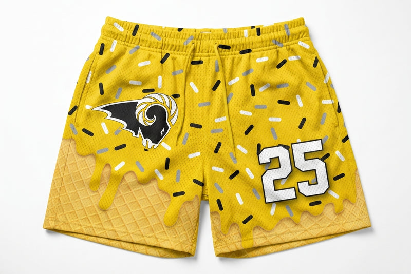 Delaware Elementary Custom Athletic Shorts - Design 2