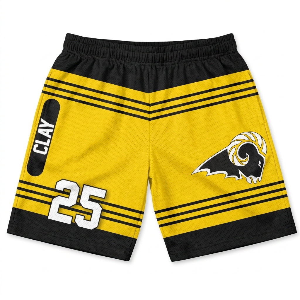 Delaware Elementary Custom Athletic Shorts - Design 17