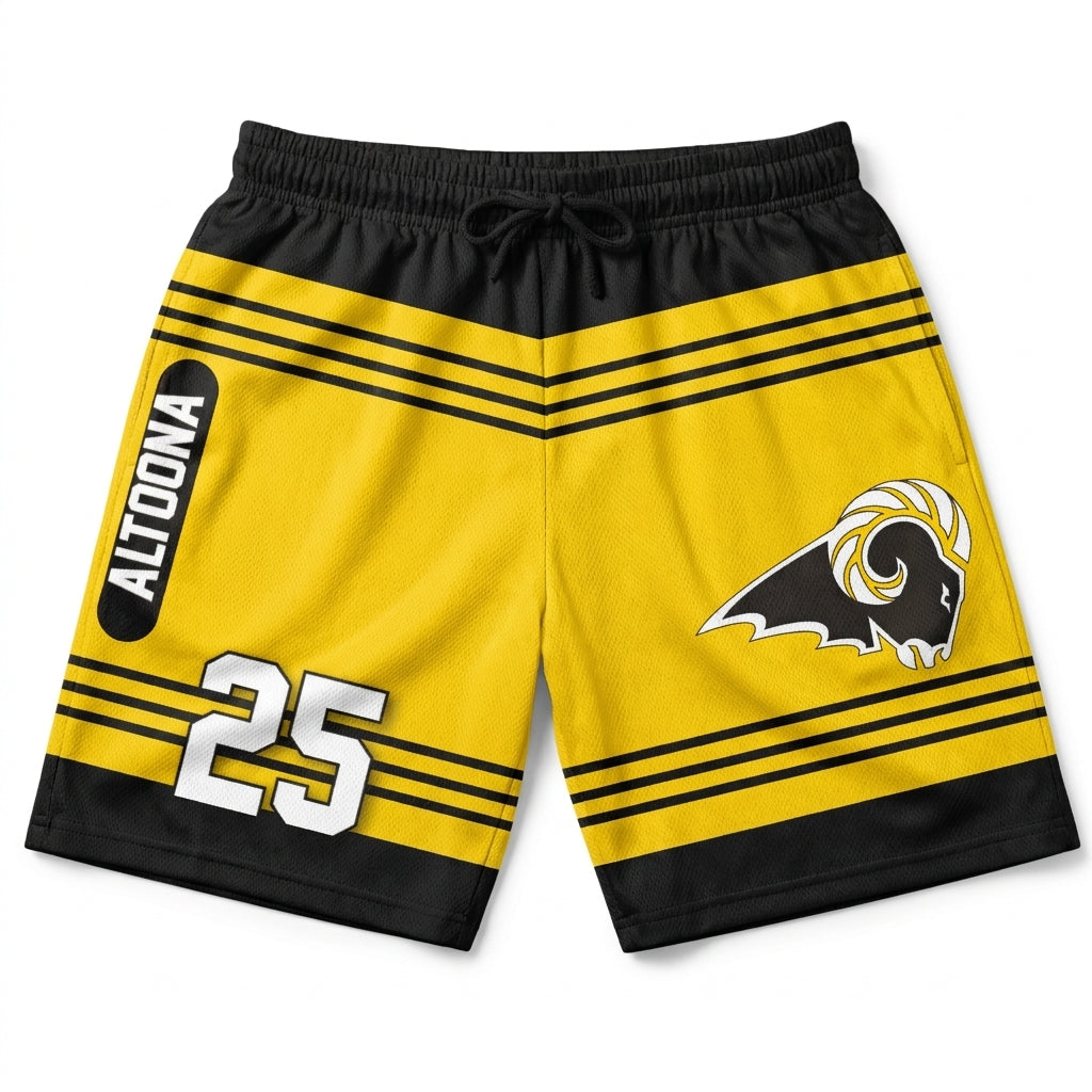 Delaware Elementary Custom Athletic Shorts - Design 19