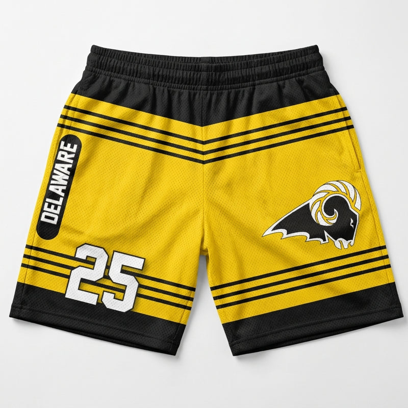 Delaware Elementary Custom Athletic Shorts - Design 6