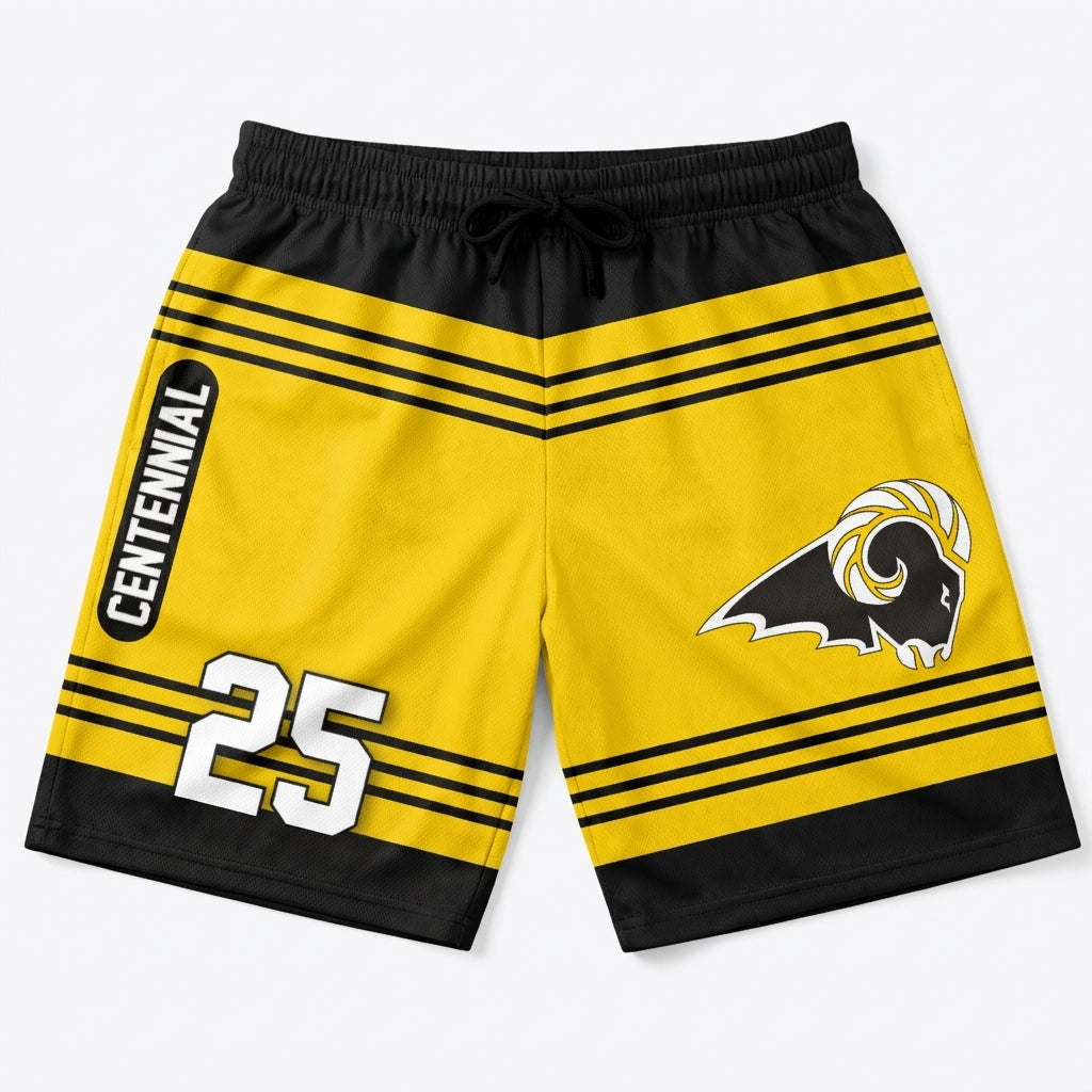 Delaware Elementary Custom Athletic Shorts - Design 18
