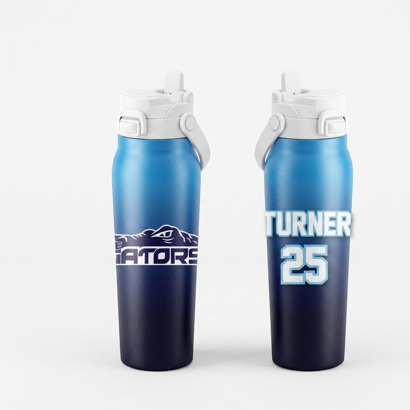 Delaware Gators Custom Water Bottle