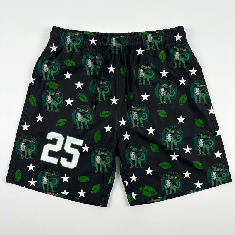 Duxbury Dragons Custom Athletic Shorts