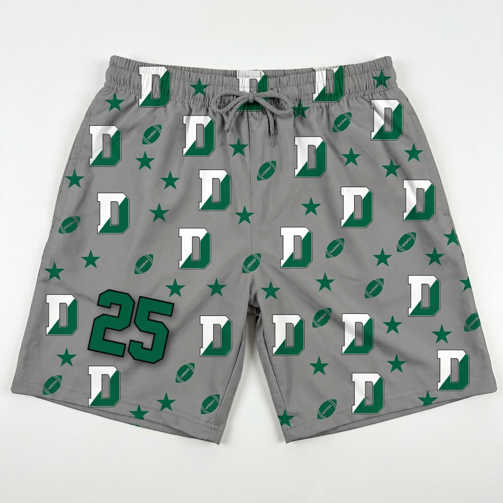 Duxbury Dragons Custom Athletic Shorts