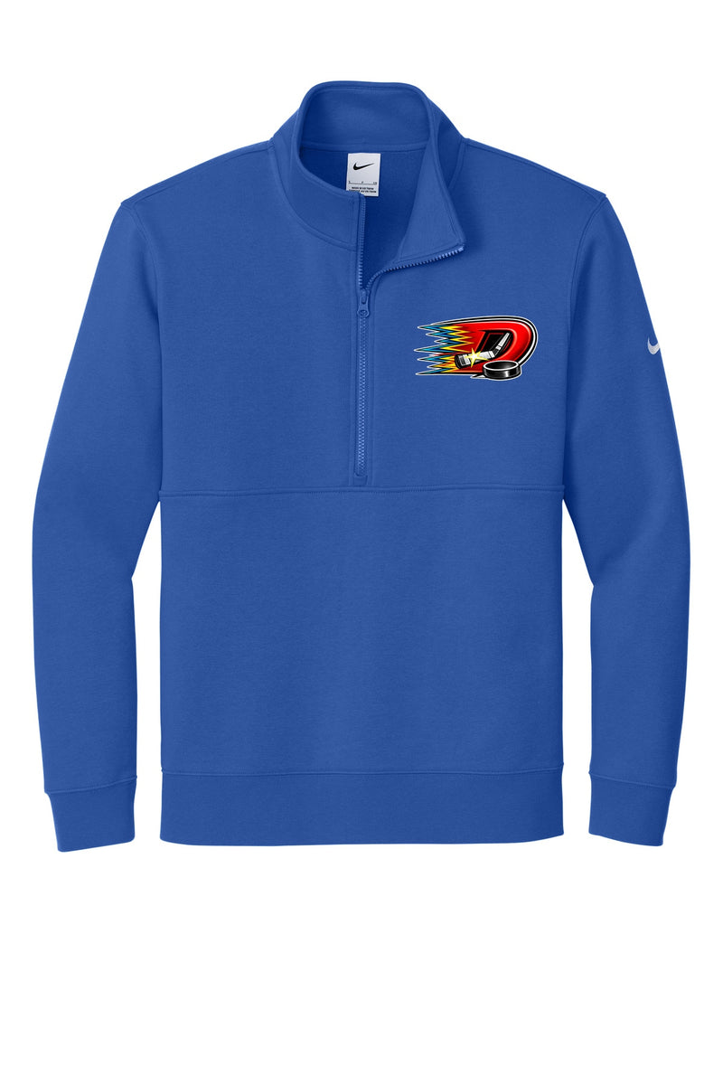South Shore Dynamos Nike Club Fleece Sleeve Swoosh 1/2-Zip