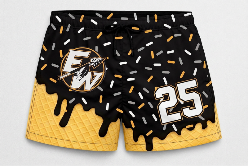 Eastside warriors Custom Swim Trunks