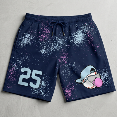 Edge Baseball Custom Swim Trunks - Design 2