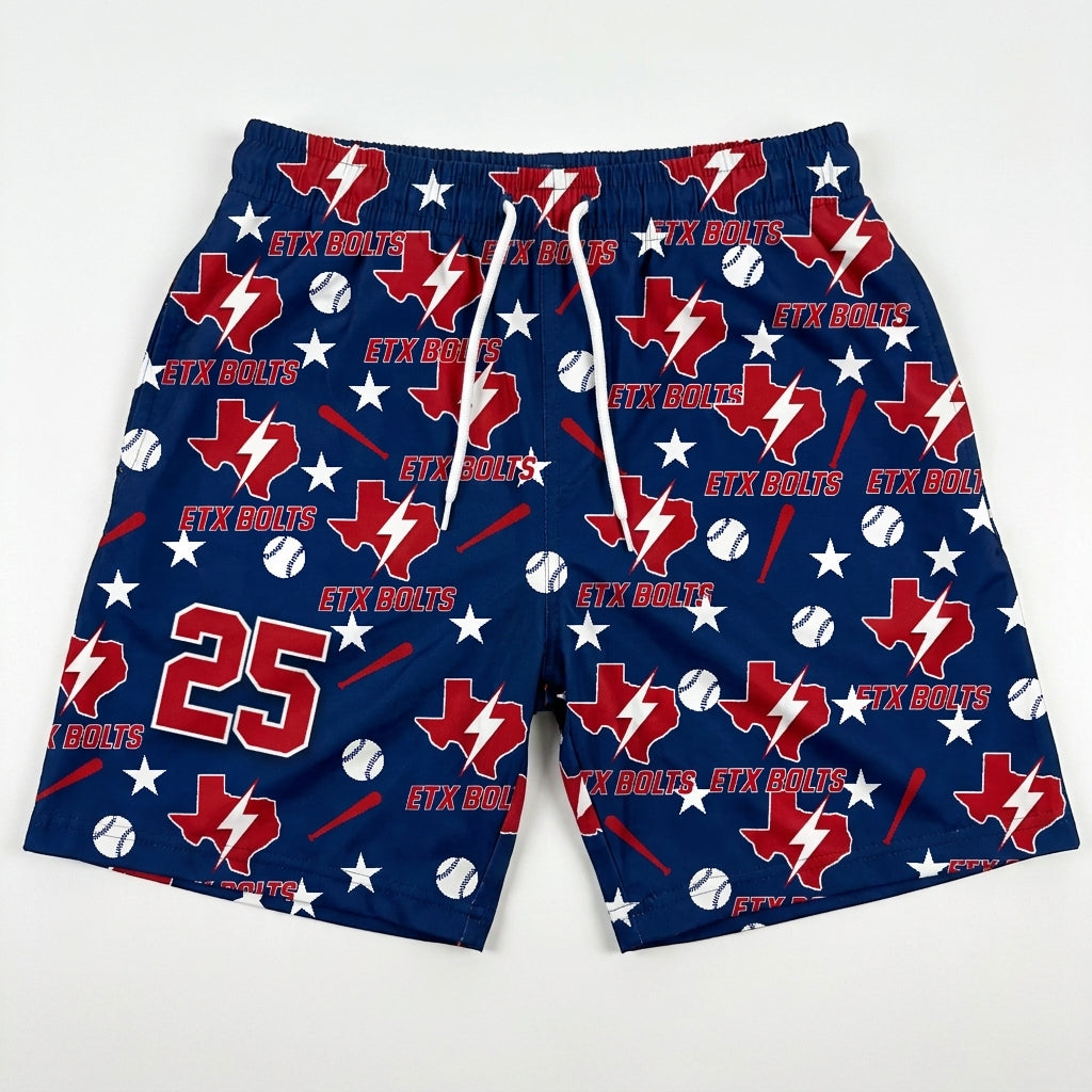 ETX BOLTS Custom Swim Trunks