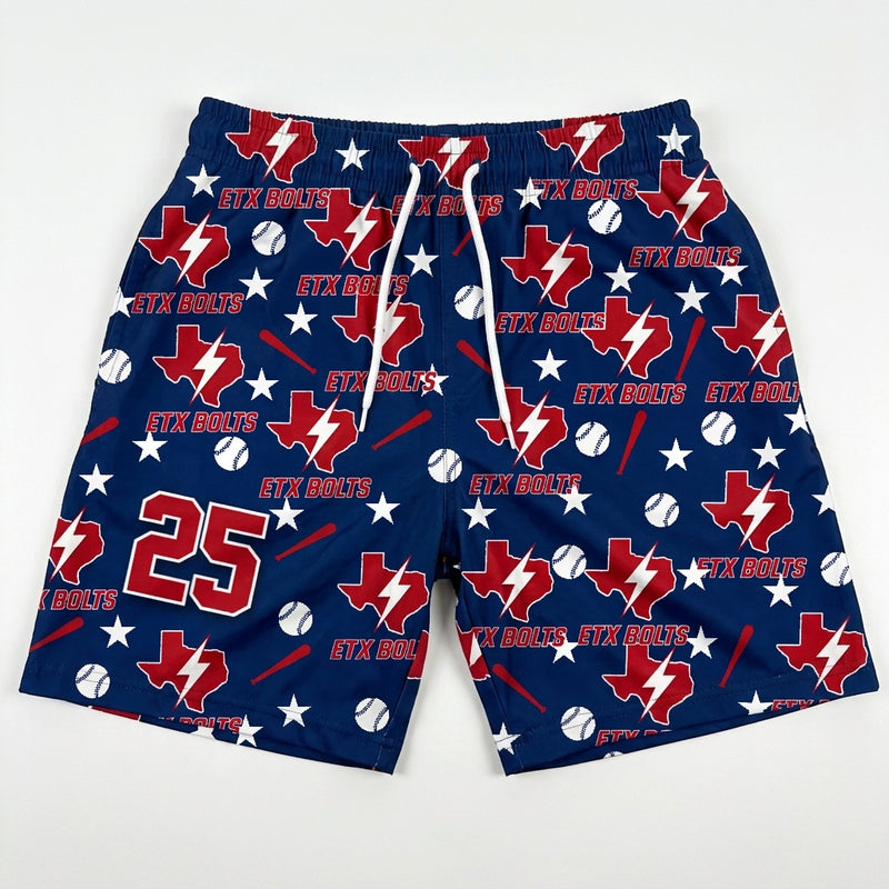ETX BOLTS Custom Swim Trunks