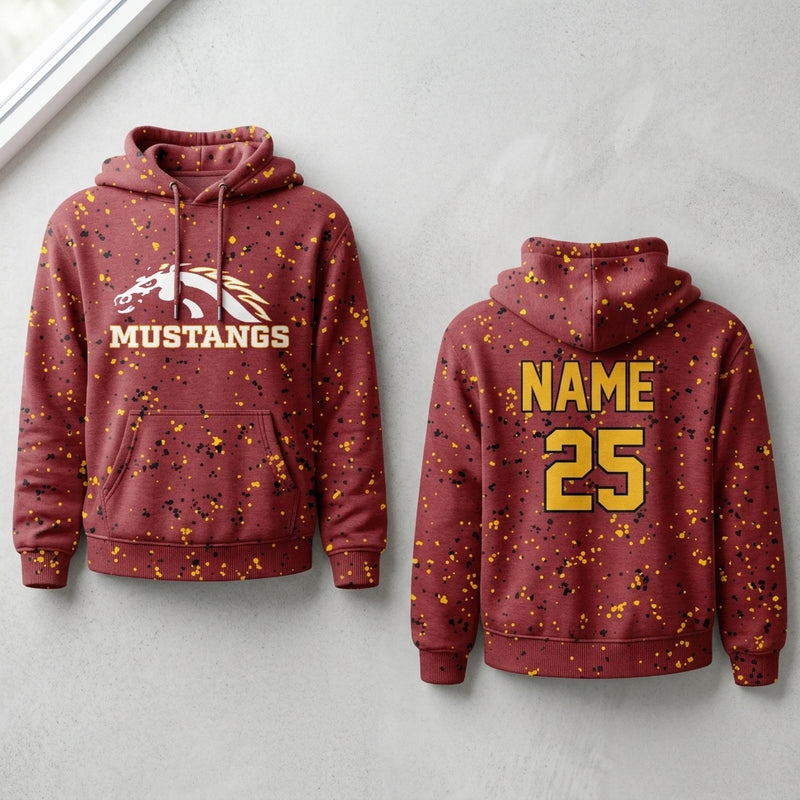 PCM Mustangs Custom Hoodie - Design 15