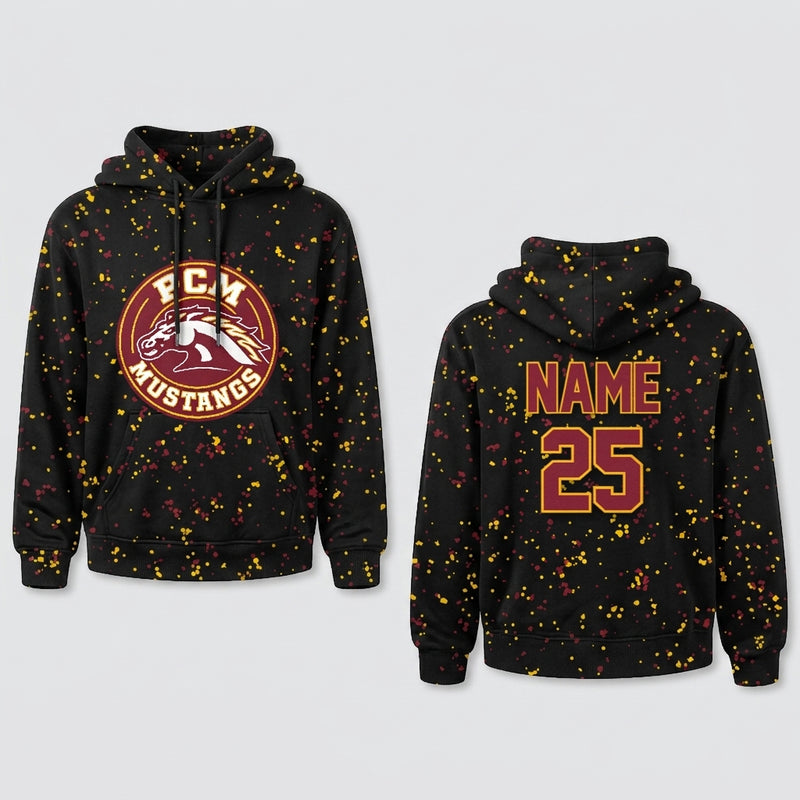 PCM Mustangs Custom Hoodie - Design 13