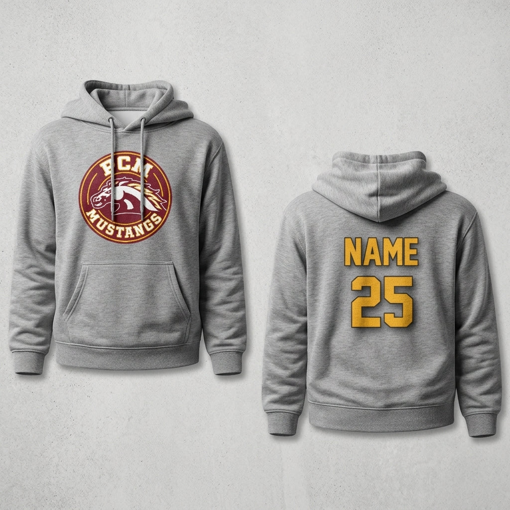 PCM Mustangs Custom Hoodie - Design 16