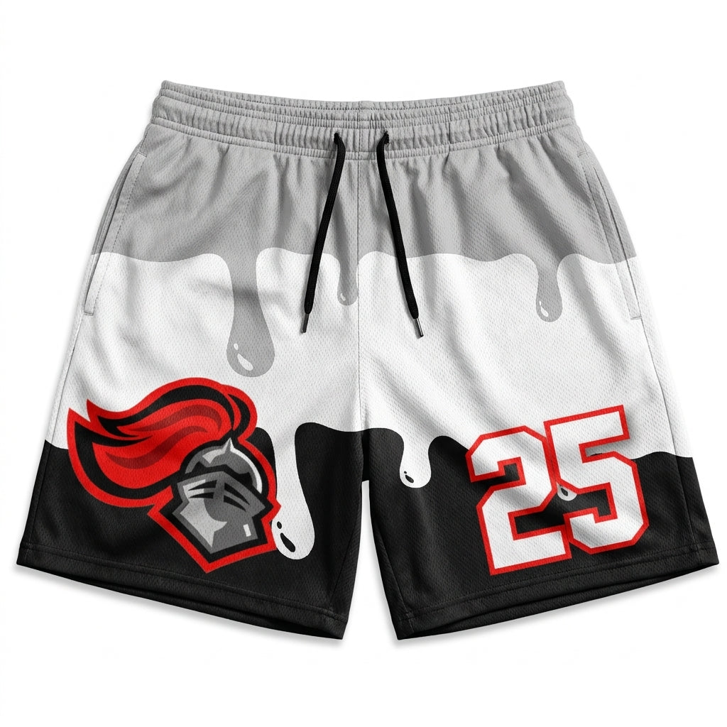 Floral park knights Custom Athletic Shorts