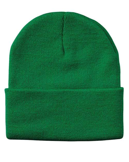 Franklin County Hockey - Green Sportsman Sportsman 12" Solid Cuffed Beanie