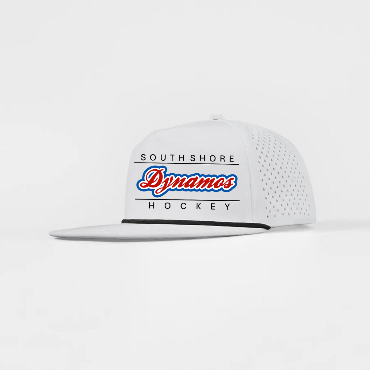 South Shore Dynamos Foremost Water Repellent 5 Panel Snapback Golf Hat with Rope - Design A