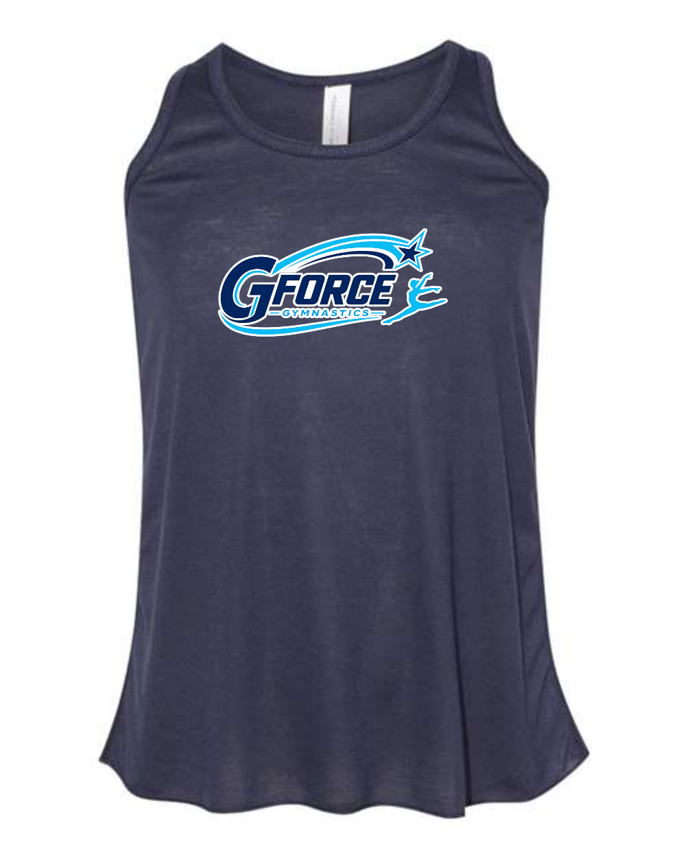 G-Force Gymnastics - Store BELLA + CANVAS Bella + Canvas Youth Flowy Racerback Tank. 8800Y (Midnight)