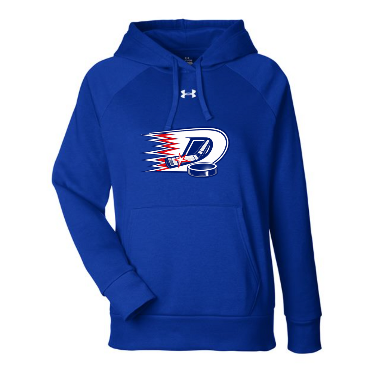 South Shore Dynamos Under Armour Women's Rival Fleece Hooded Sweatshirt - Design A